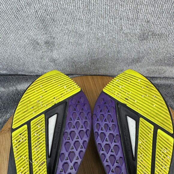 Nike Shield Run Utility Shoes Womens Size 7.5 Black Purple Yellow BQ3191-002 - Picture 9 of 11